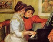 皮埃尔 奥古斯特 雷诺阿 : Yvonne and Christine Lerolle at the Piano